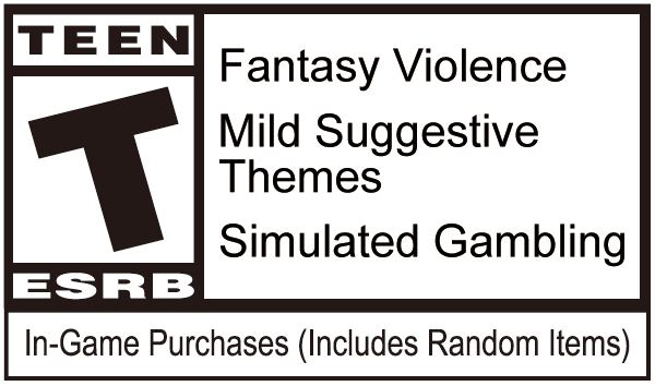 Rated Teen ESRB